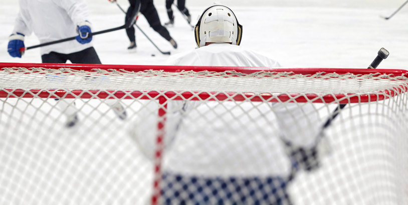 Nät till hockeymål